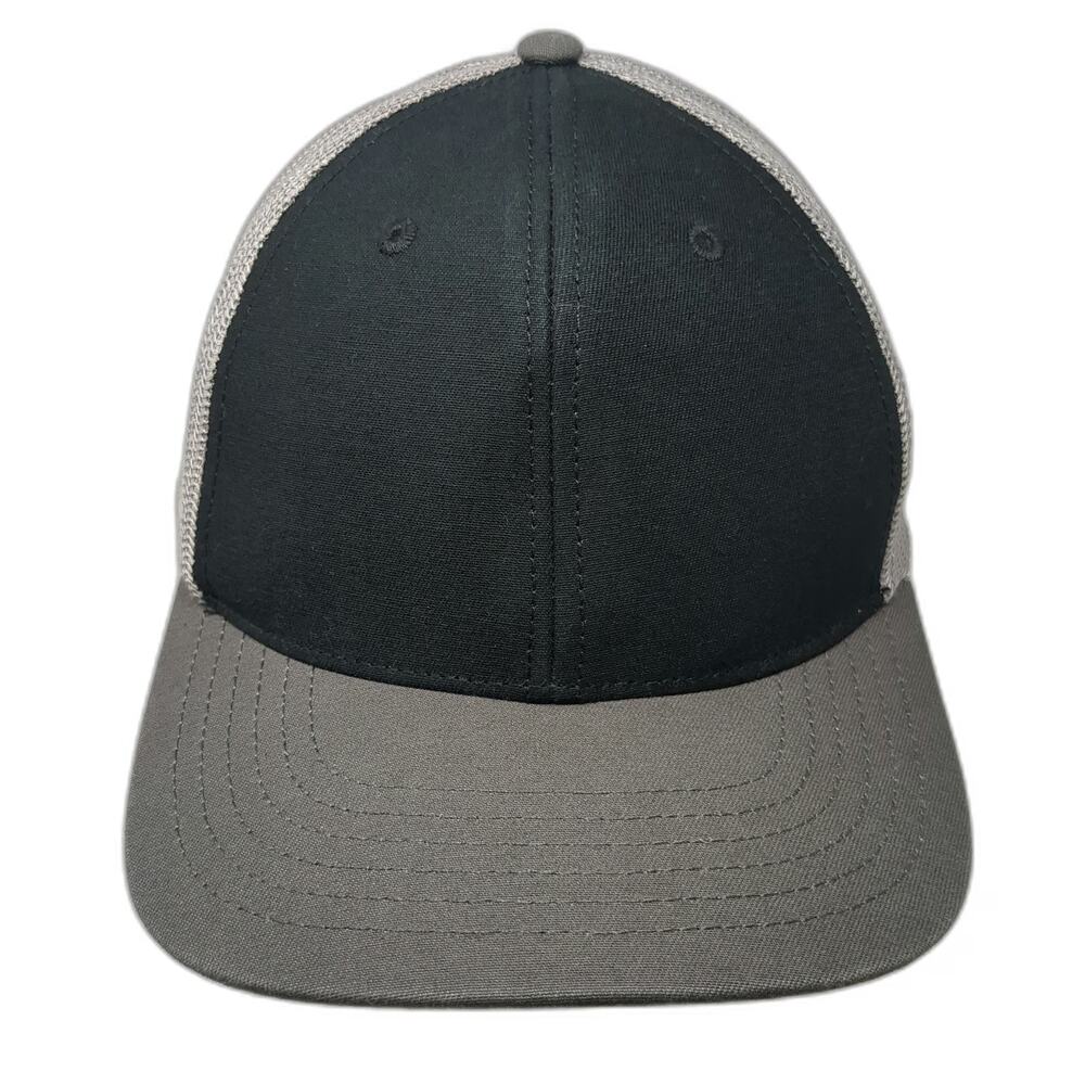 Levelwear Trucker Hat Gray One Size Blank Front McCall Golf Club Snapback
